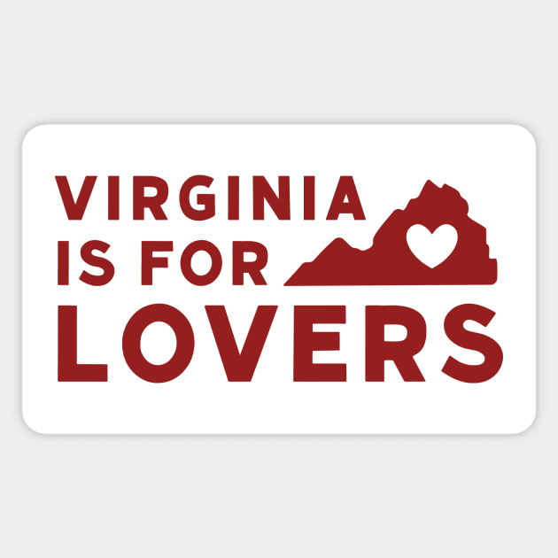 Virginia Is For Lovers Sticker by sombreroinc